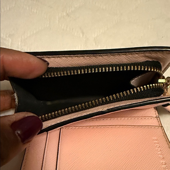 Pink Polka Dot Wristlet Wallet - Picture 11 of 14